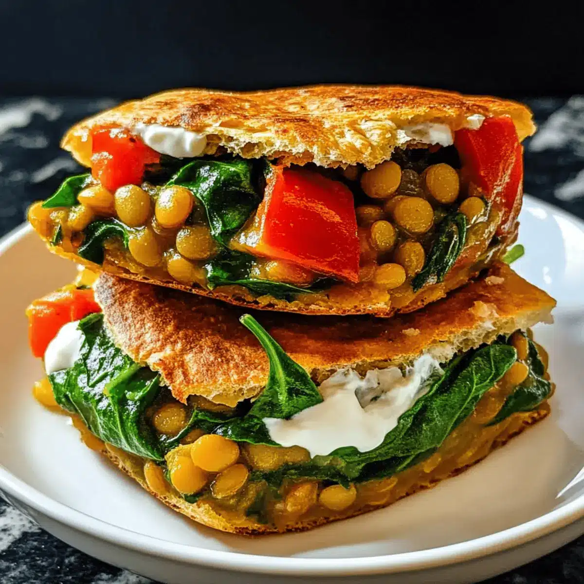 Mediterranean Lentil & Spinach Stew (Vegetarian)