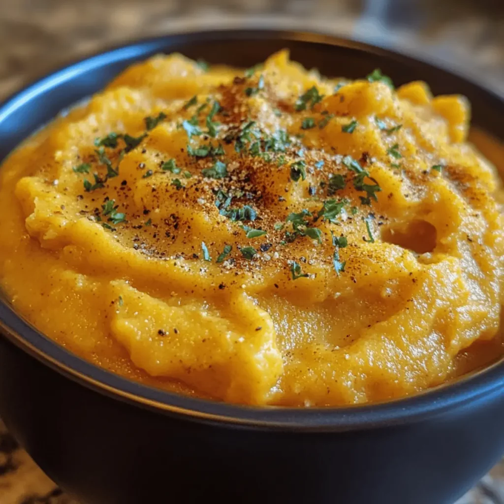 Thanksgiving Creamy Pumpkin Mash