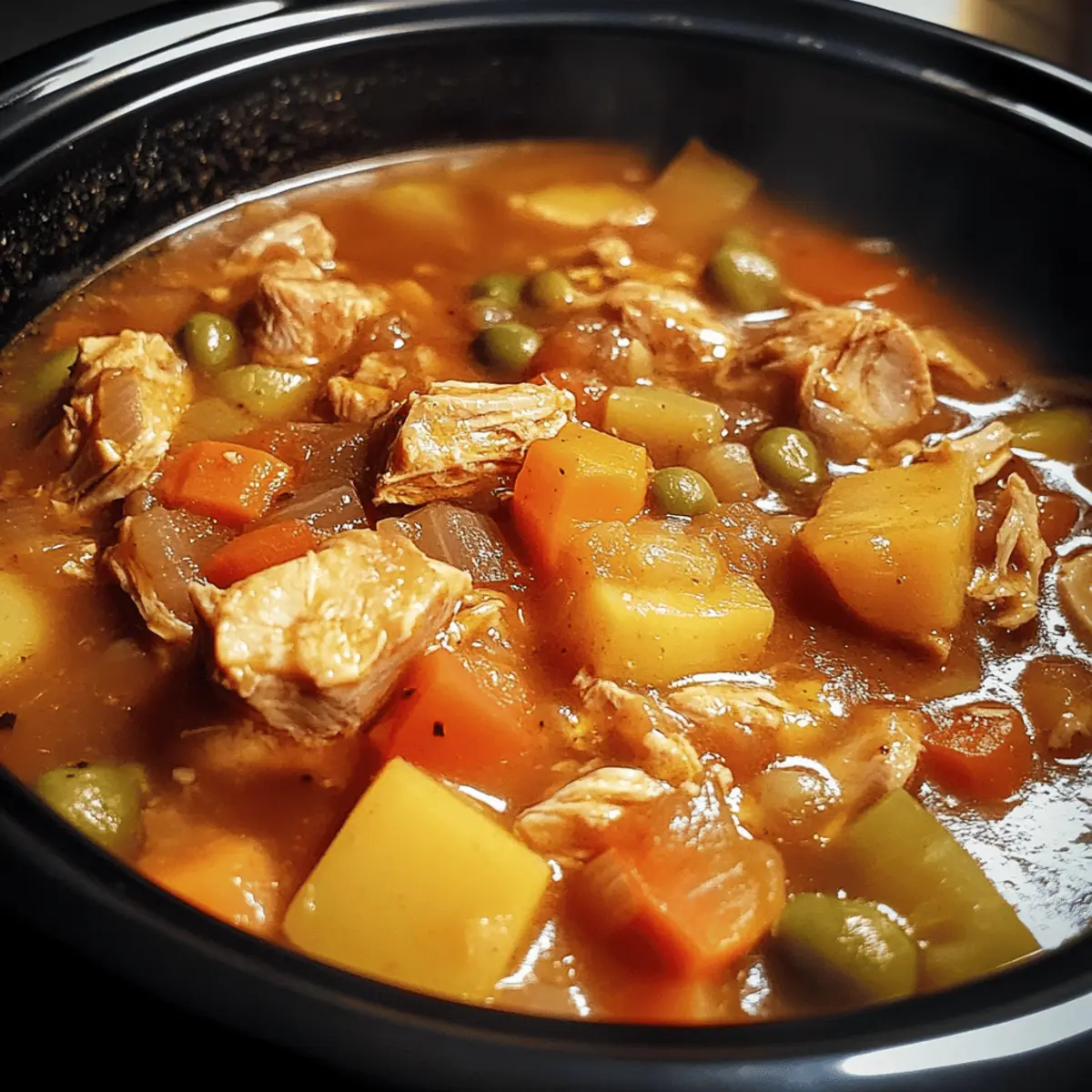 Crockpot Turkey & Veggie Stew