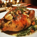 Christmas Roasted Chicken with Herbs and Lemon