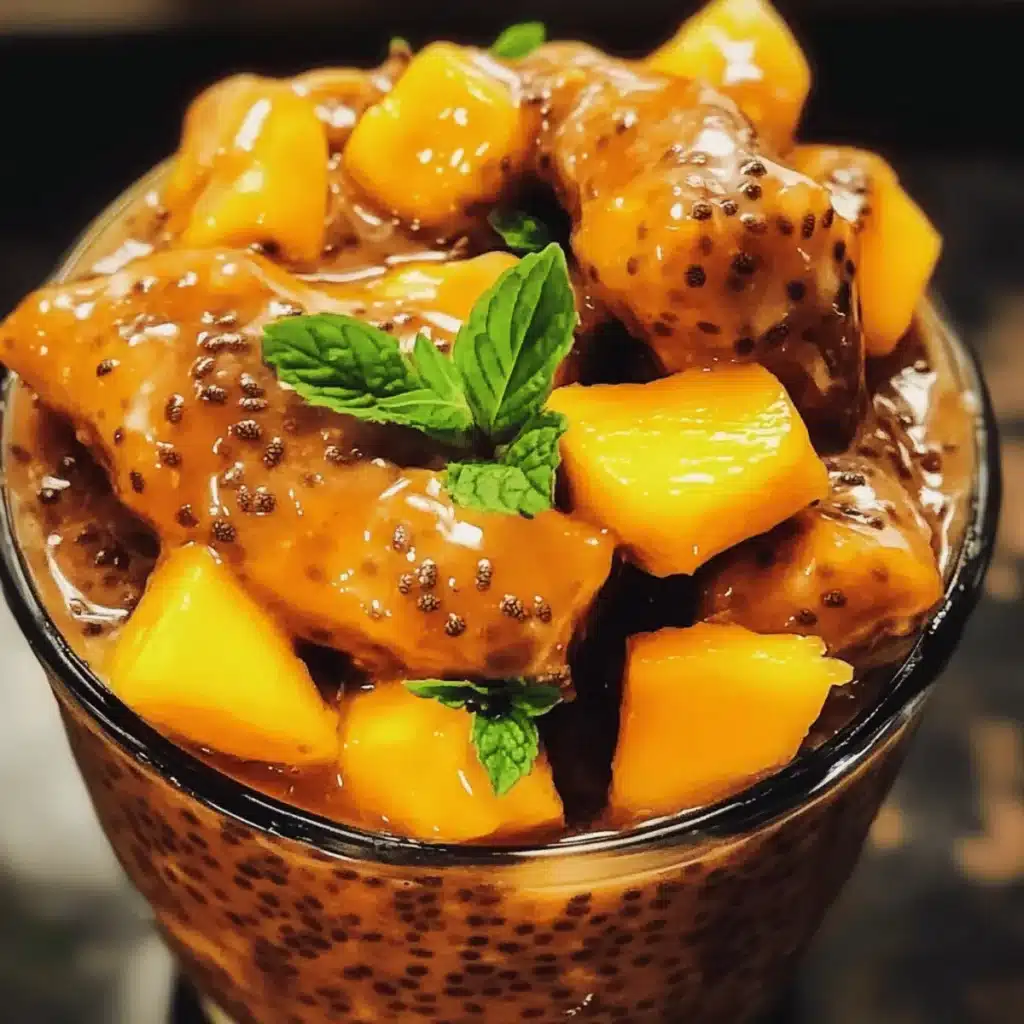Overnight Chia Pudding with Mango