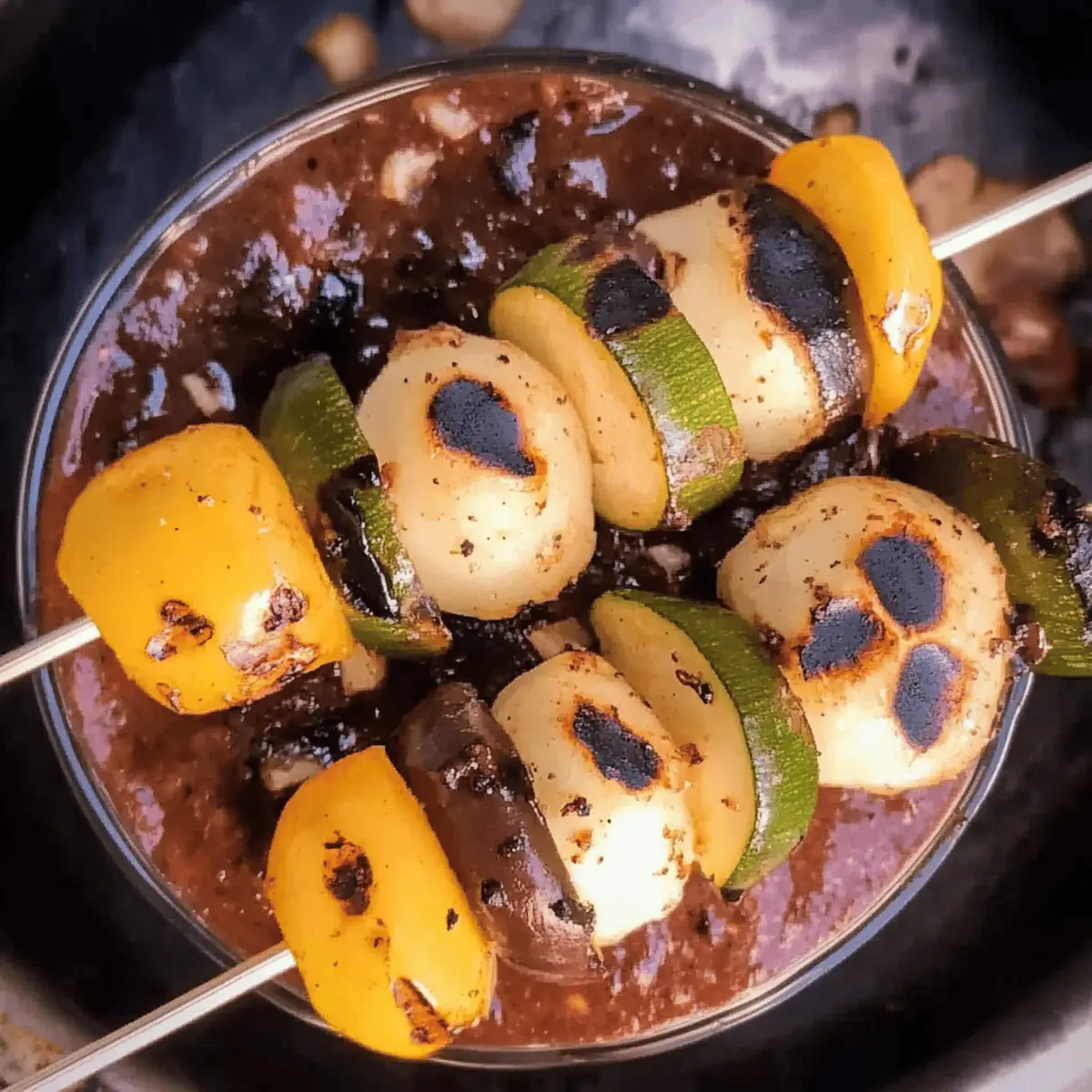 Grilled Vegetable Kebabs