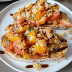 Tomato Bruschetta with Basil & Balsamic