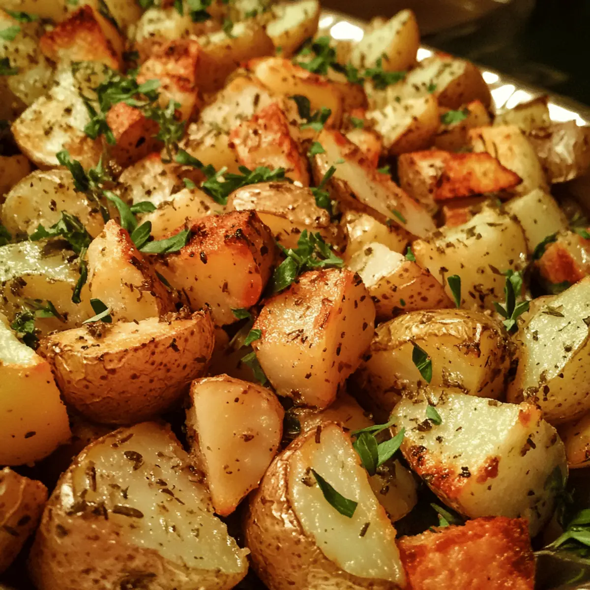 Thanksgiving Roasted Herb Potatoes