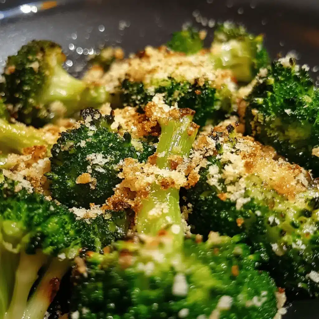 Roasted Garlic Parmesan Broccoli