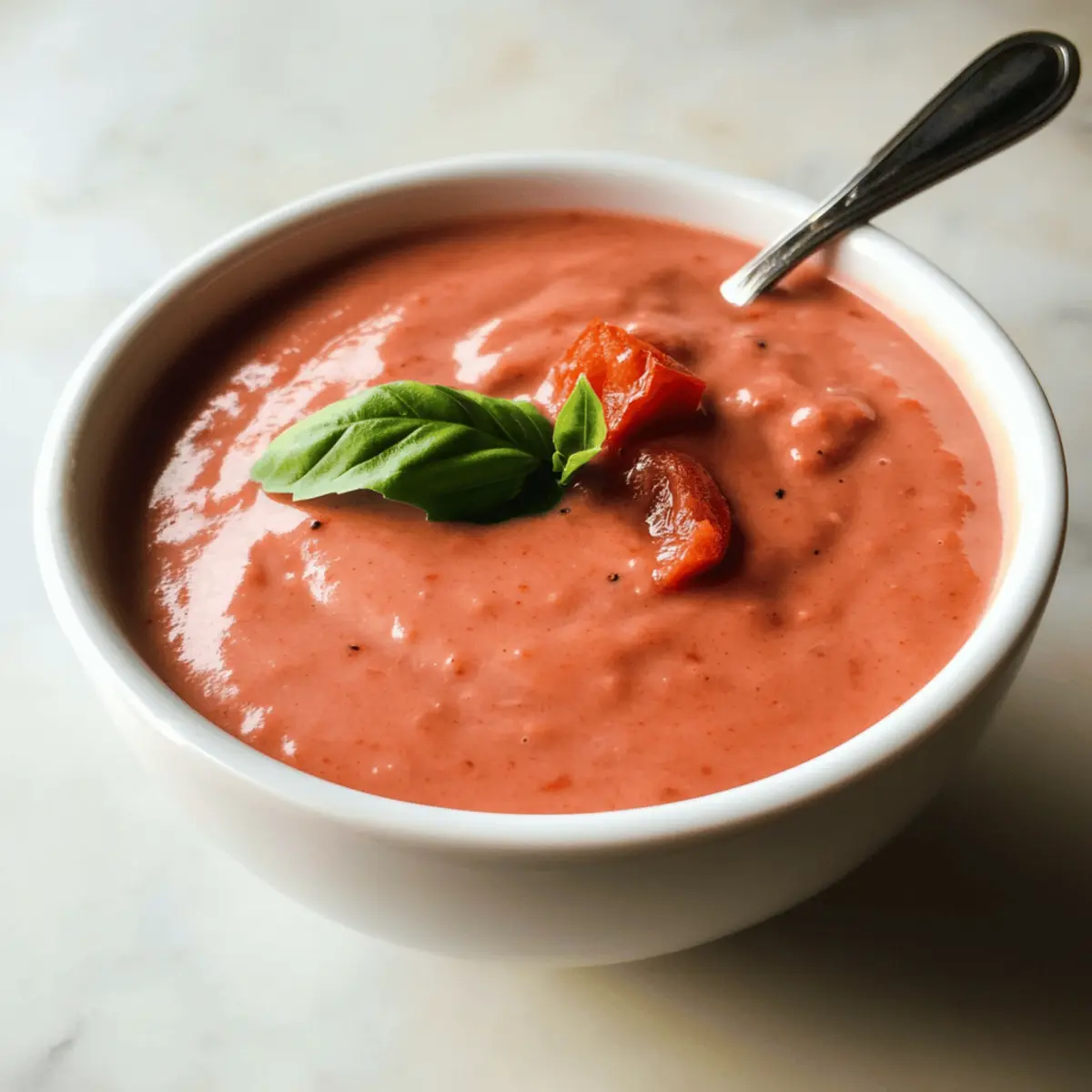 Roasted Tomato Basil Soup