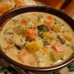 Crockpot Creamy Vegetable Soup