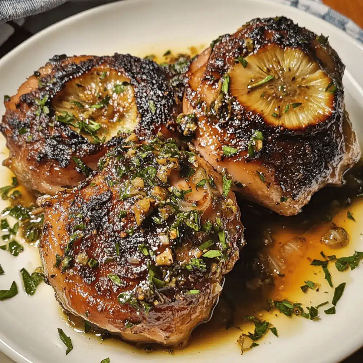 Slow-Cooker Garlic Herb Turkey Thighs