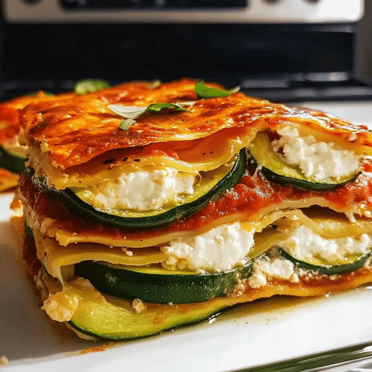 Zucchini & Ricotta Lasagna