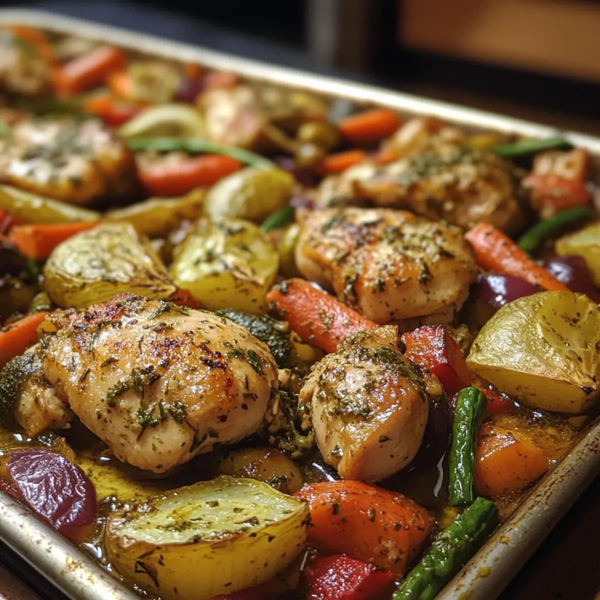 Sheet Pan Herb Chicken & Veggies