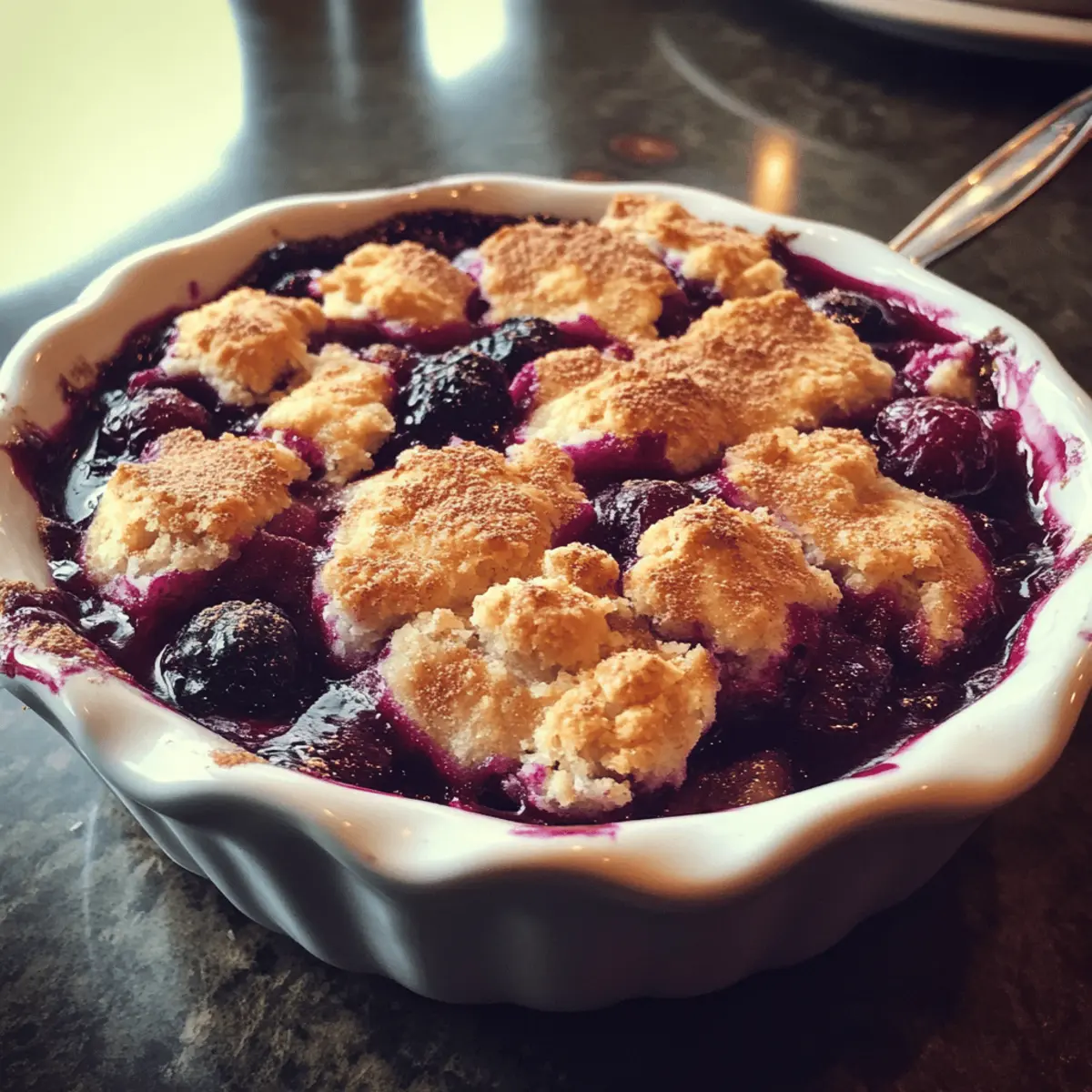 Cinnamon Berry Cobbler