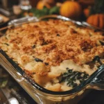 Thanksgiving Turkey and Spinach Casserole