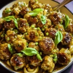 Honey Soy Glazed Chicken Meatballs