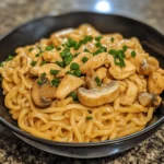 Chicken & Mushroom Egg Noodles