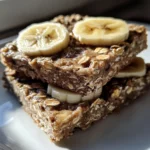 Healthy Banana Oat Breakfast Bars