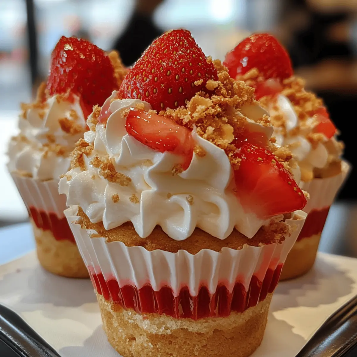 Strawberry Shortcake Cups