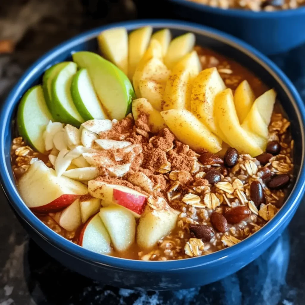 Healthy Apple Cinnamon Oat Bowl
