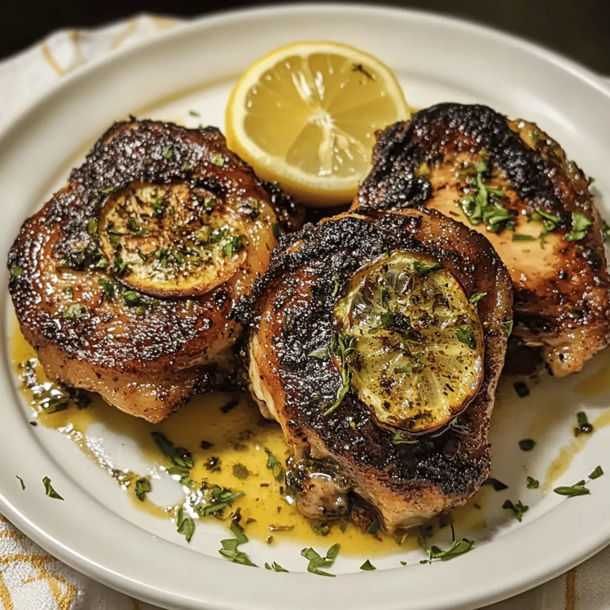 Lemon Herb Chicken Thighs