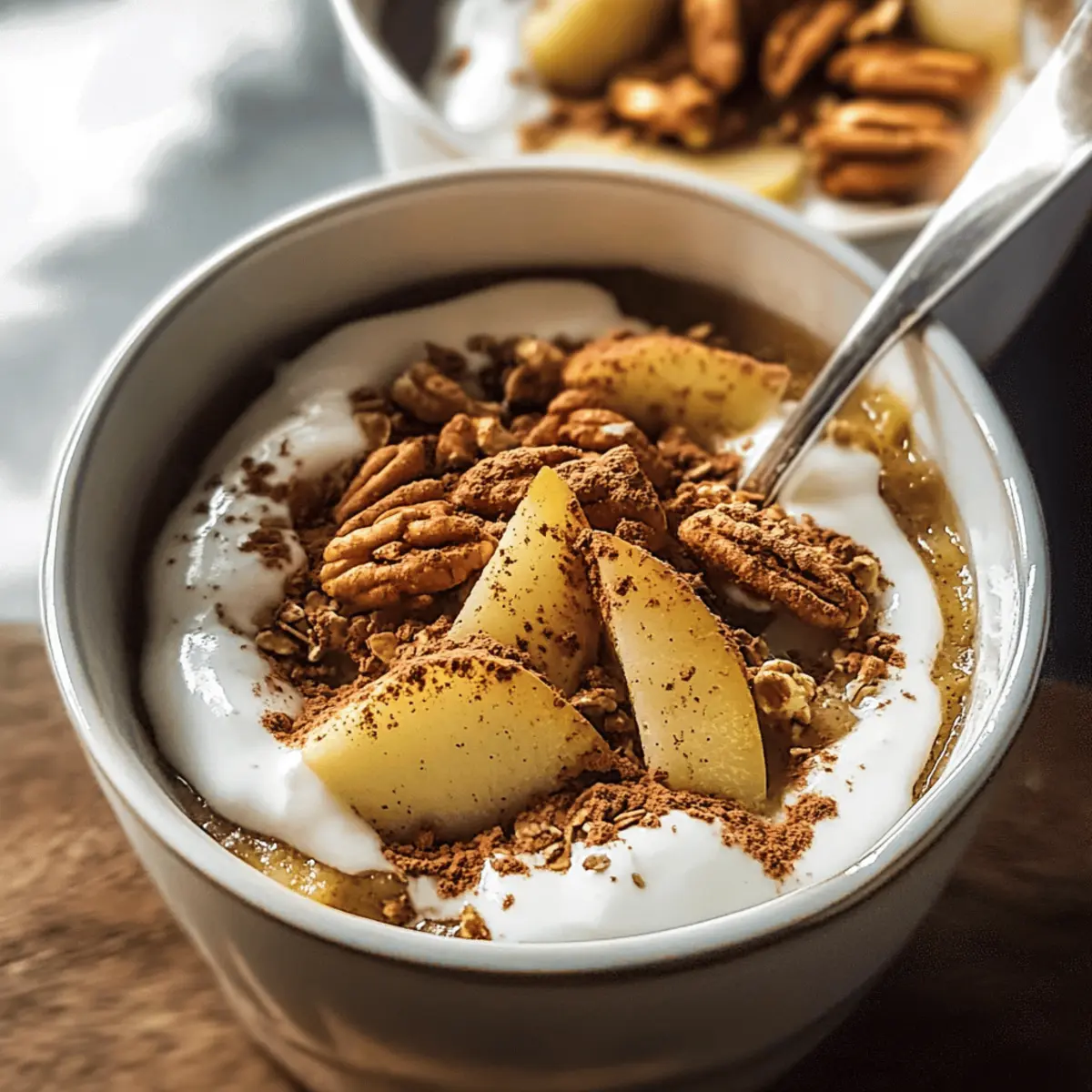 Spiced Apple Yogurt Cups