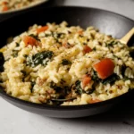 Budget-Friendly Spinach Rice Skillet