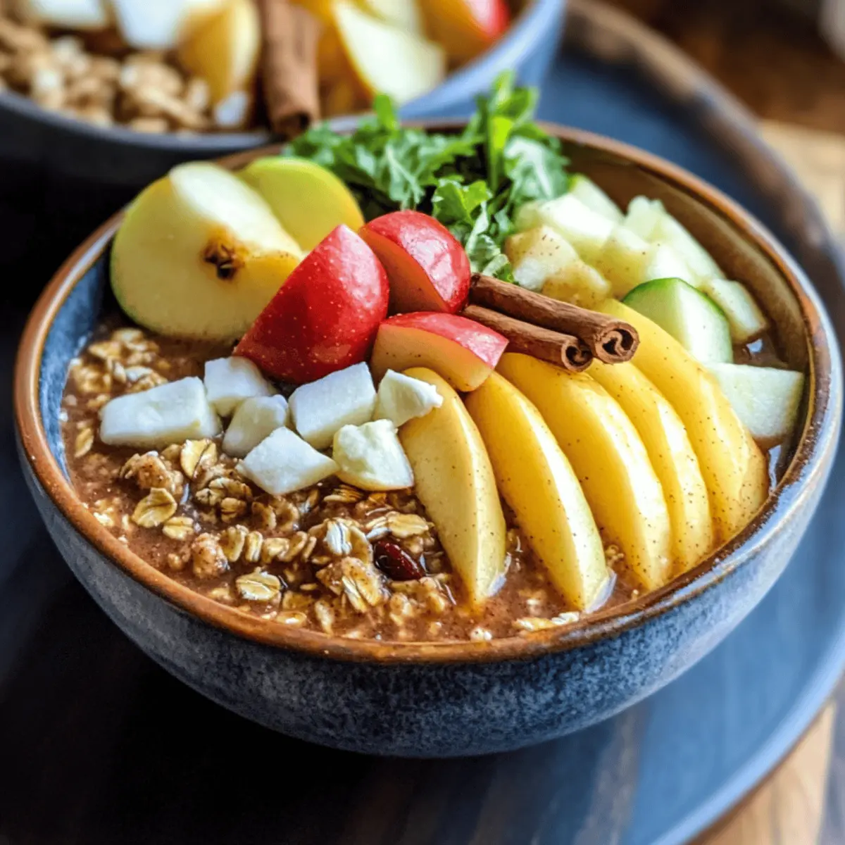 Healthy Apple Cinnamon Oat Bowl