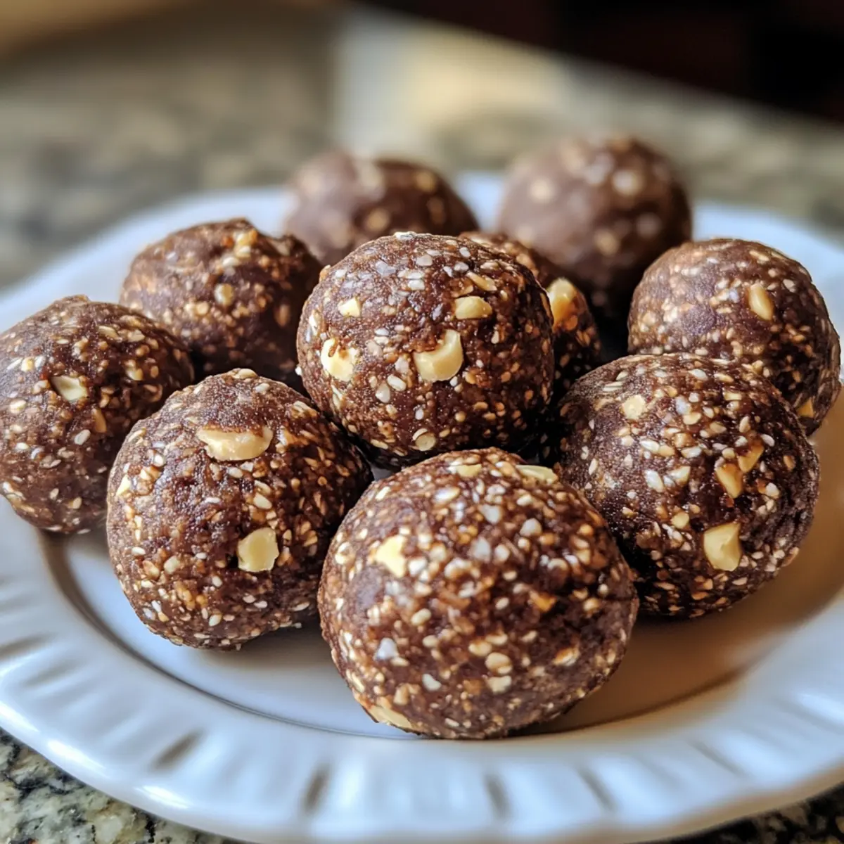 Chocolate Peanut Butter Energy Bites