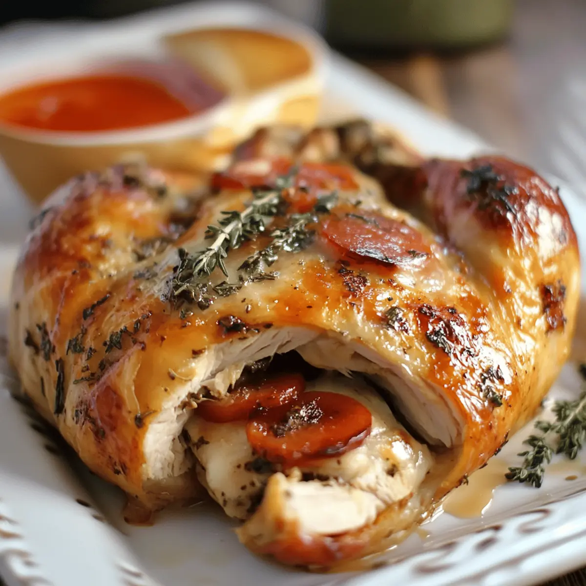 Thanksgiving Herb Butter Cornish Hen