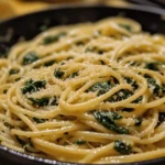 Creamy Spinach Garlic Pasta