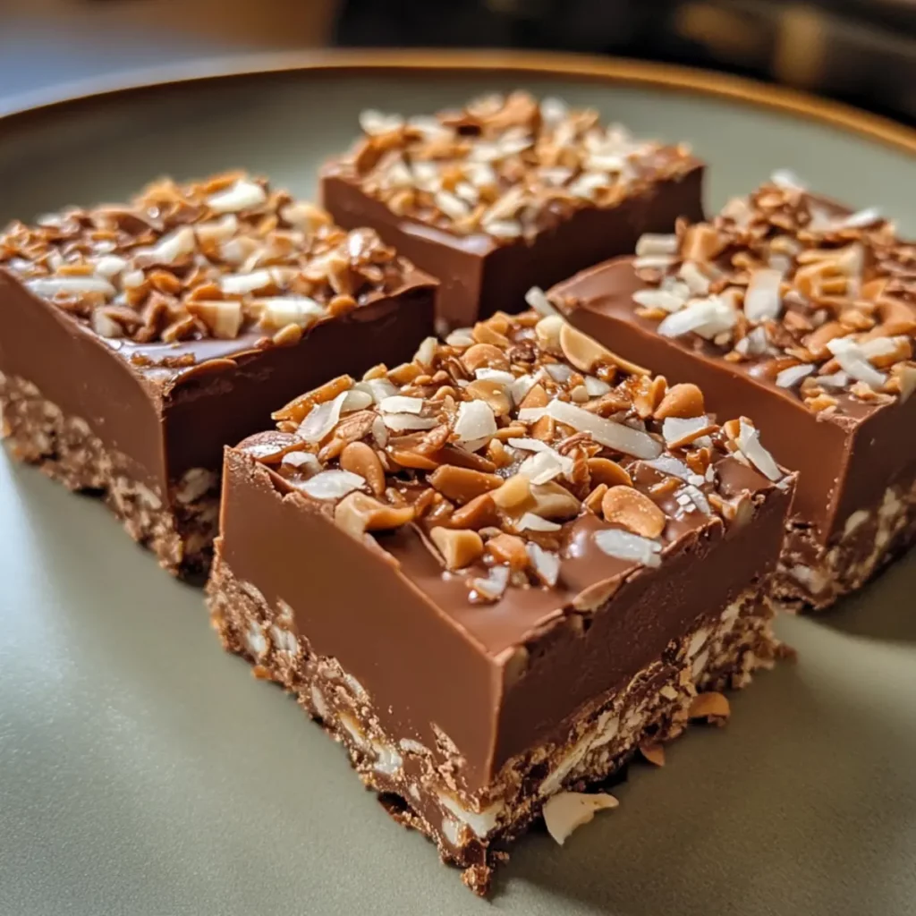 No-Bake Chocolate Coconut Bars