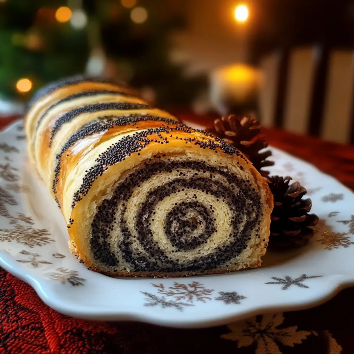 Polish Christmas Poppy Seed Roll (Makowiec)