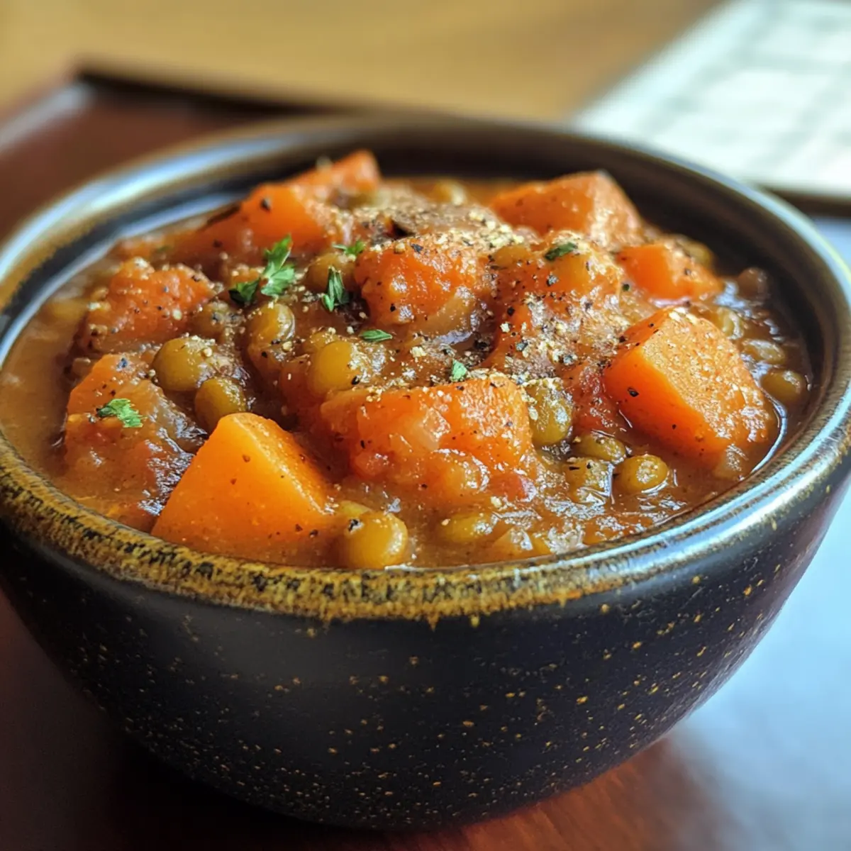 Crockpot Carrot & Lentil Stew