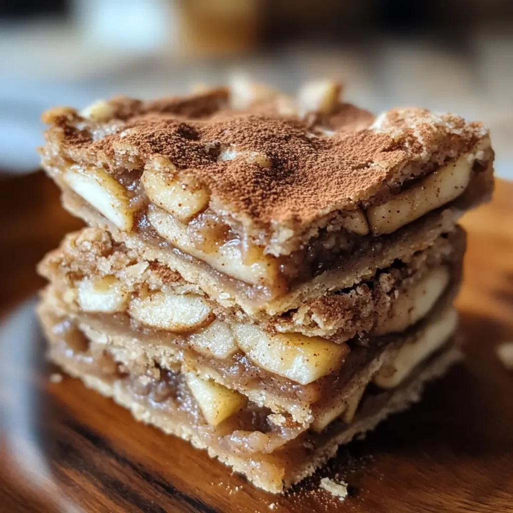 Vegan Apple Cinnamon Bars