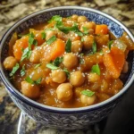 Slow Cooker Carrot Chickpea Stew