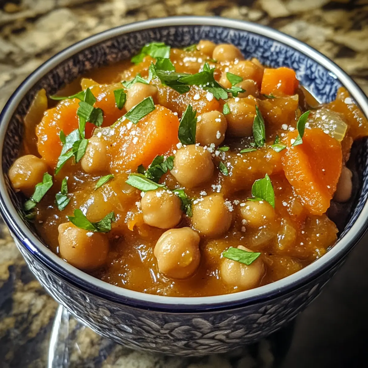Slow Cooker Carrot Chickpea Stew