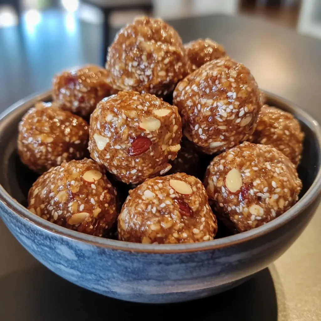 Cinnamon Almond Energy Bites