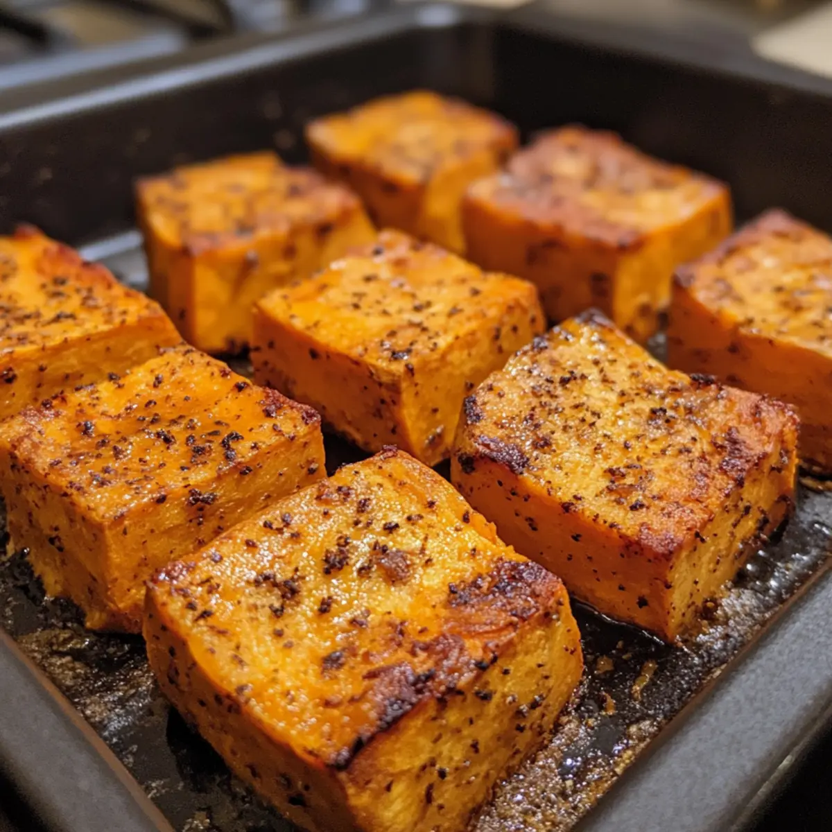 Baked Sweet Potato Squares