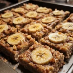 Cinnamon Walnut Banana Squares