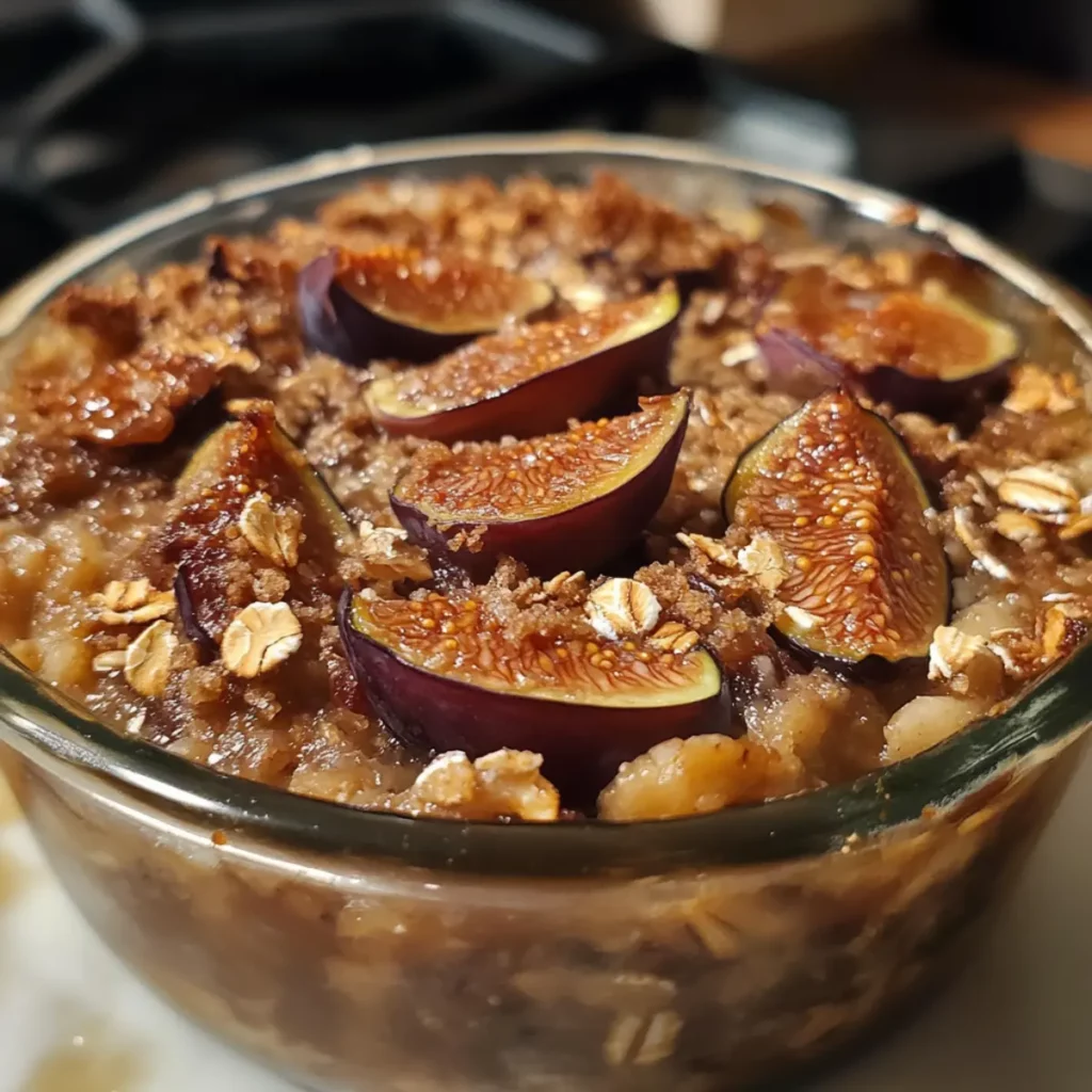 Baked Fig Oat Dessert