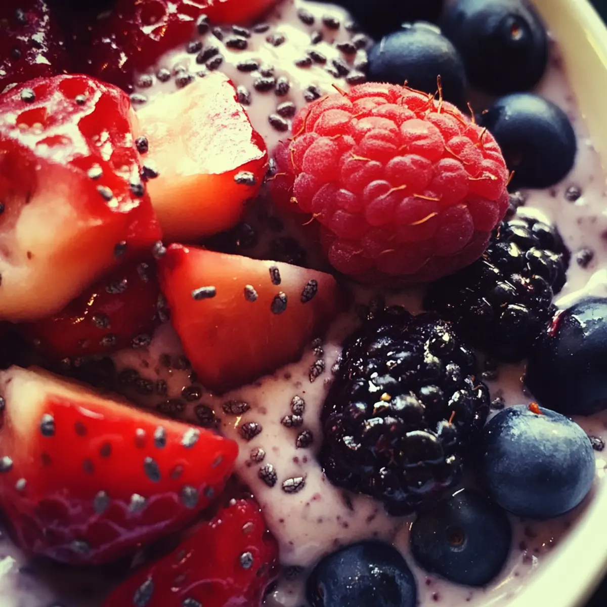 Berry Chia Overnight Oats