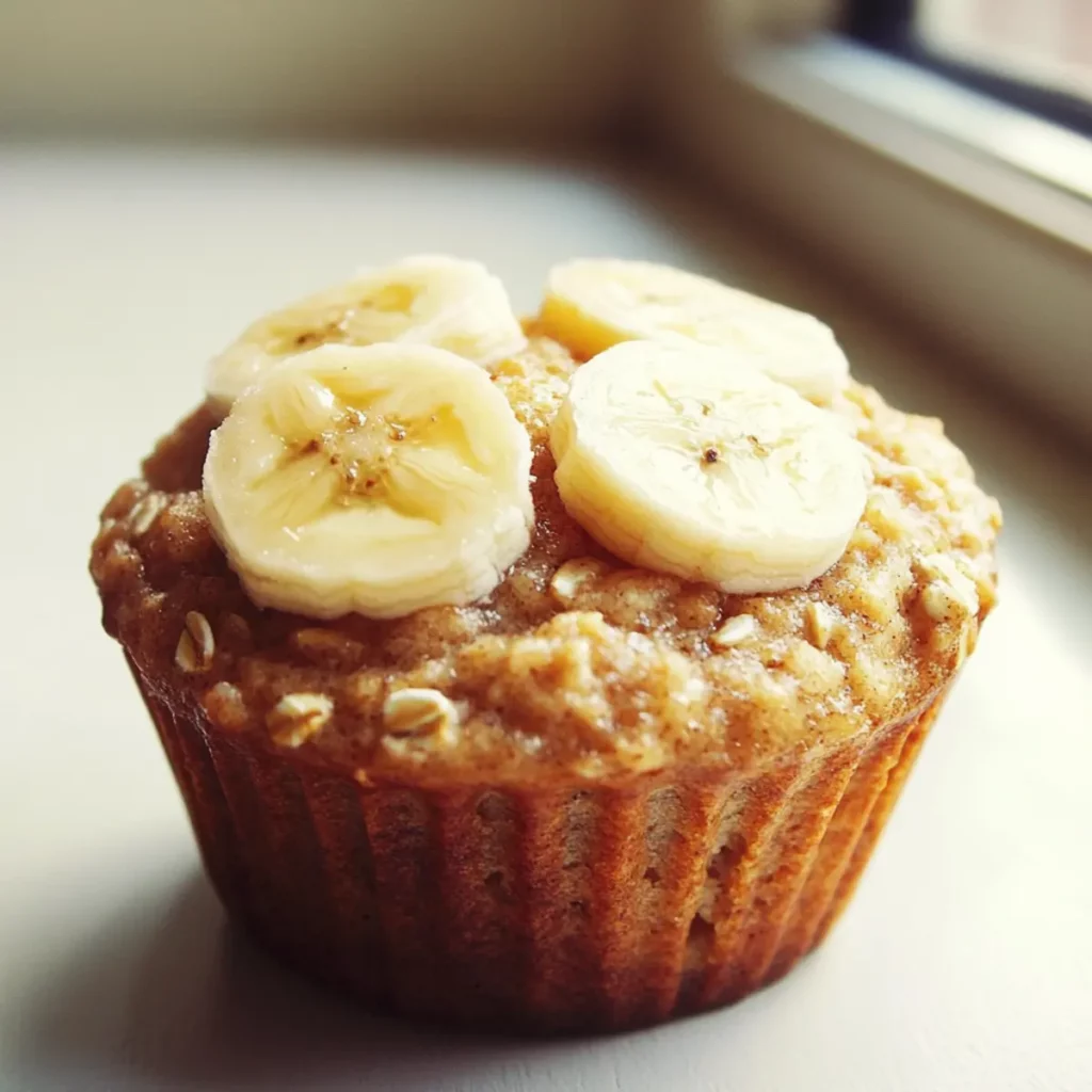 Banana Oat Breakfast Muffin Recipe