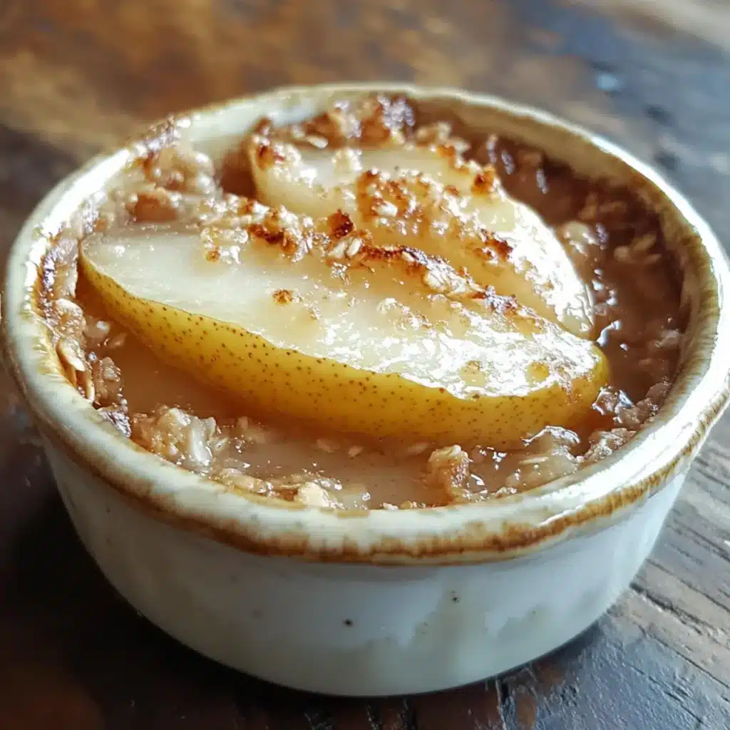 Baked Pear Oat Dessert Recipe