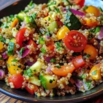 Mediterranean Quinoa & Veggie Salad