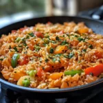 One-Pan Vegetable Rice Skillet Recipe