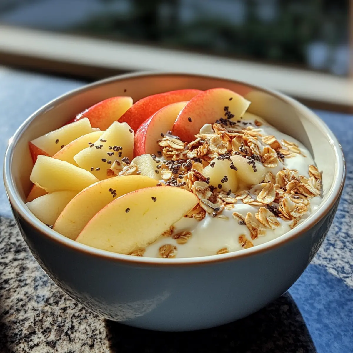 Healthy Apple Yogurt Breakfast