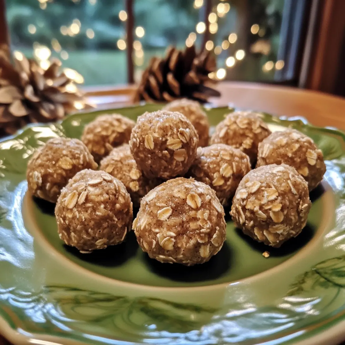 Christmas Ginger Oatmeal Bites