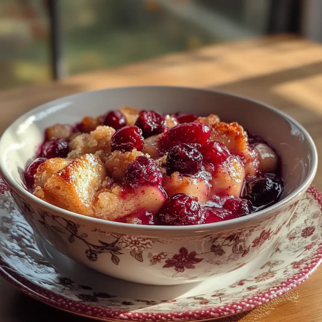 Cranberry Apple Pudding Recipe