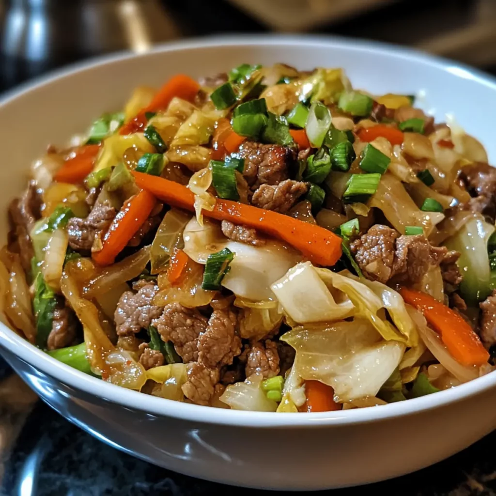 Budget Beef Cabbage Stir Fry Recipe