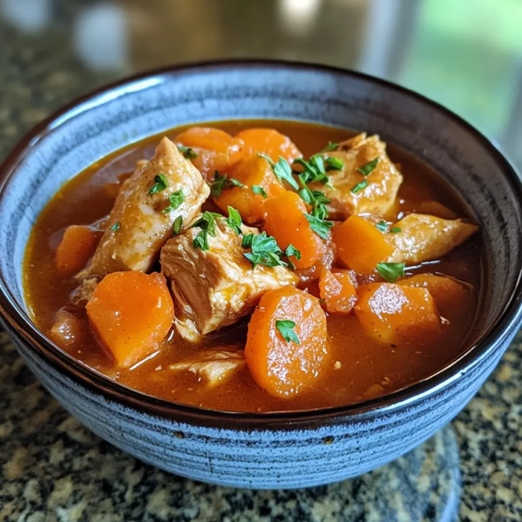 Slow Cooker Turkey and Carrot Stew Recipe