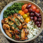 Mediterranean Chicken Thigh Bowl
