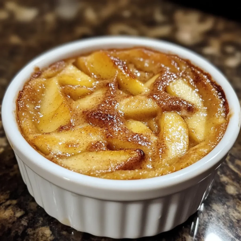 Baked Cinnamon Apple Pudding